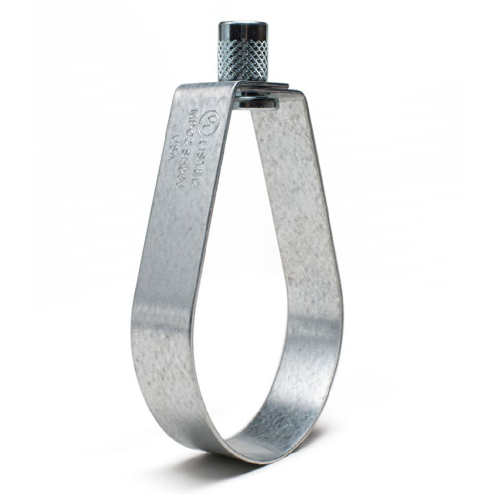 514-G02 Loop Hanger, 1/2" IPS Pipe, Zinc Plated