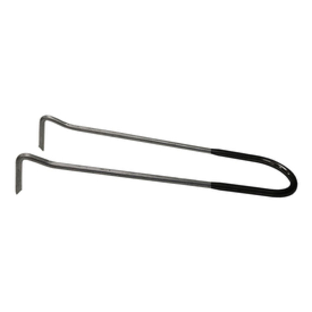 506-26P Wire Pipe Hook, 1/2" IPSx6 in, Steel, Vinyl Coated