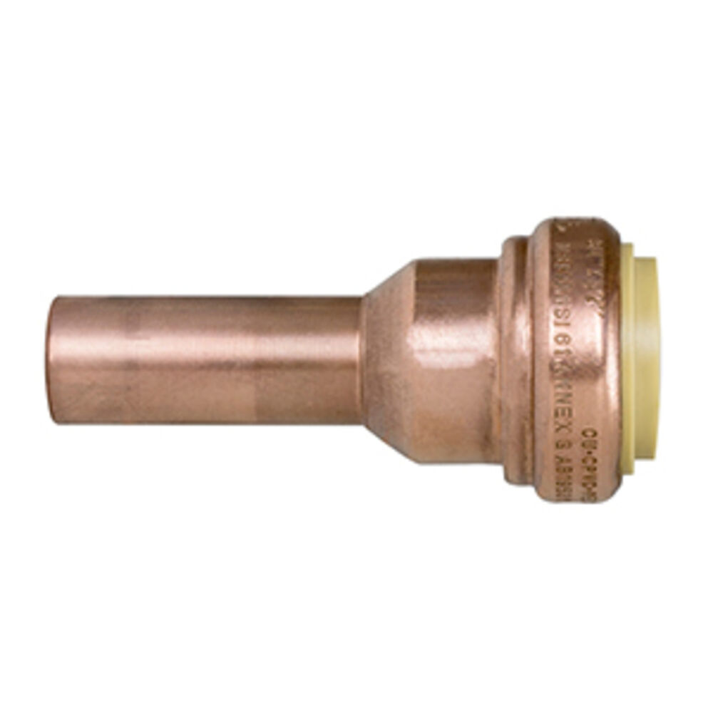 645Q3-2 Reducing Coupling, 3/4x1/2 in, PDQ™ Push-to-Connect x CTS