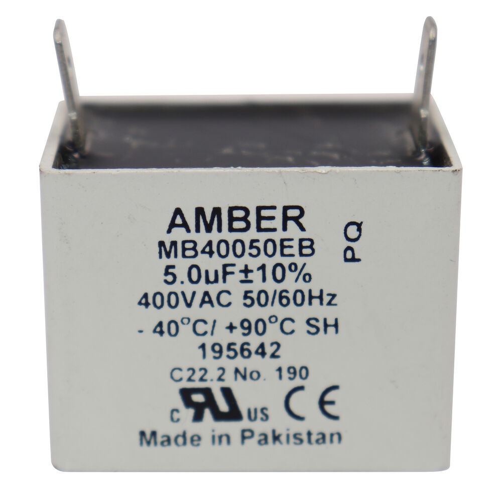 REZNOR® 195642 Single phase Fan Motor Capacitor, 5 uF, 115/208 to 230 V, 50/60 Hz