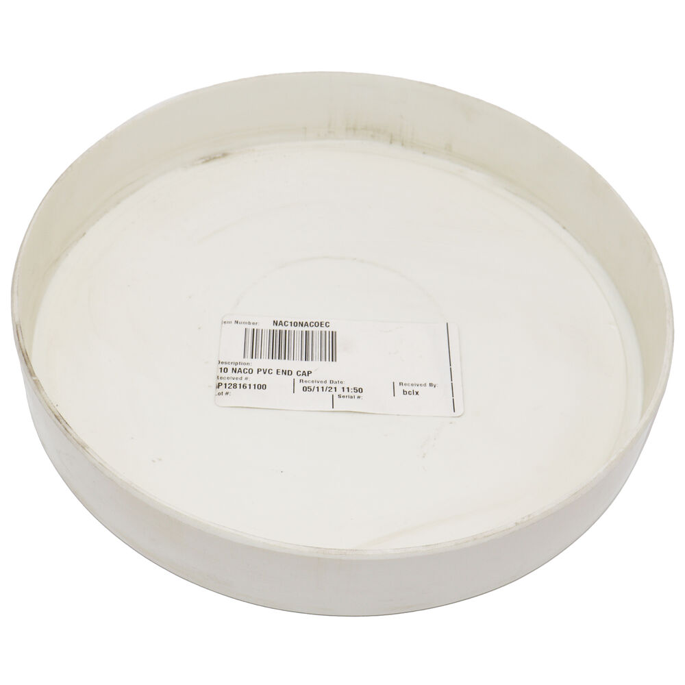 10" NACO PVC End Cap
