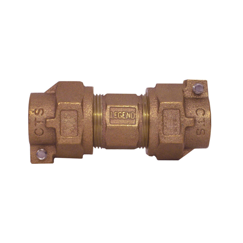 LEGEND 313-217NL T-4301NL Union, 1-1/2" Nominal, Pack Joint (CTS) End Style, Bronze, Import
