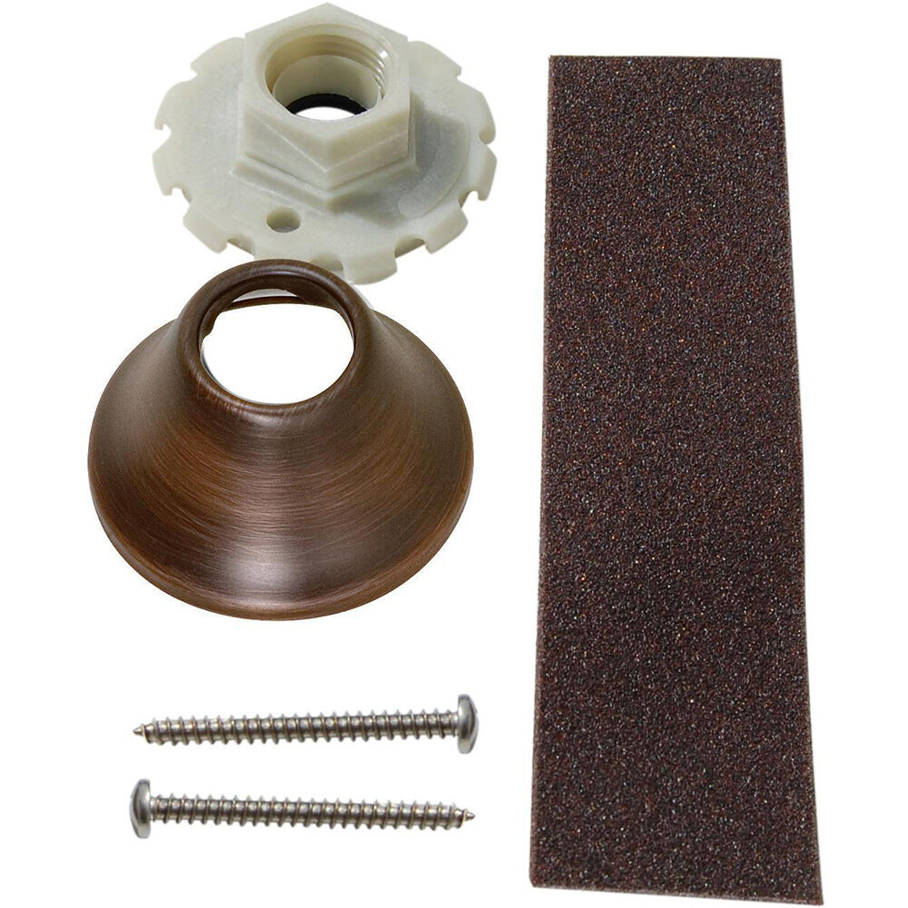 Sioux Chief WallNut™ 616-02RB Shower Arm Adapter Kit w/ Escutcheon, Nylon, Domestic