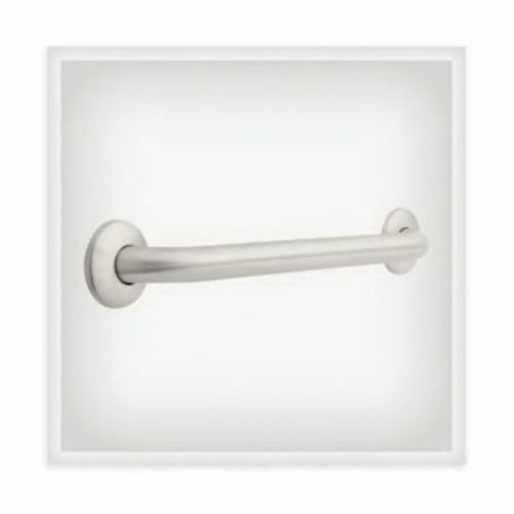 Franklin Brass® 5718 Concealed Screw Grab Bar, 1-1/4" Dia Ring, 18" L Bar, 3" OADx3" OAH