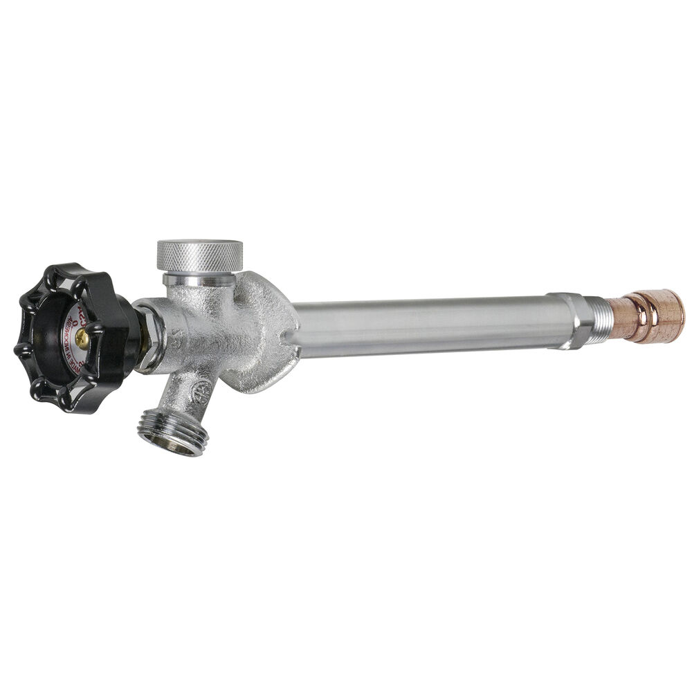 MetalHead™ 118-C208 Frost Proof Anti-Siphon Sillcock With Black Metal Handle, 1/2 in, CPVC