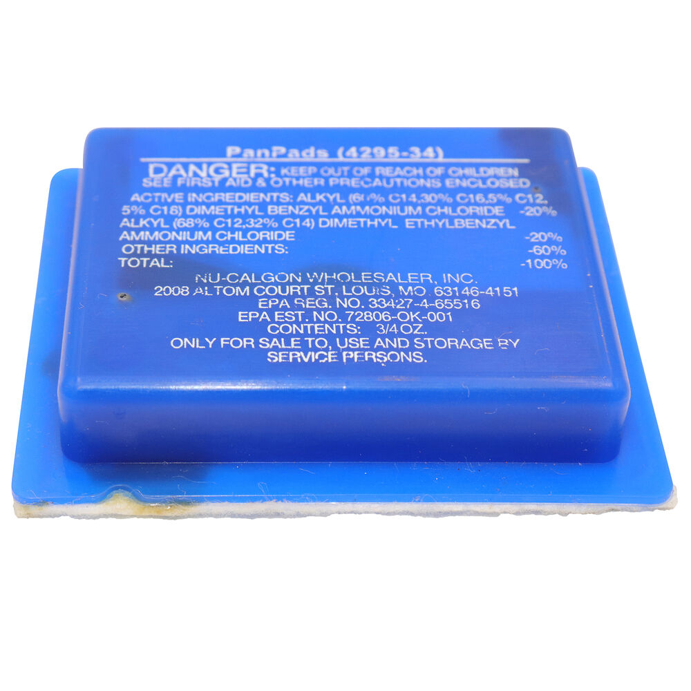 Nu-Calgon PanPads® 4295-34 Condensate Pan Treatment Pad, 5 ton, Solid, Soapy
