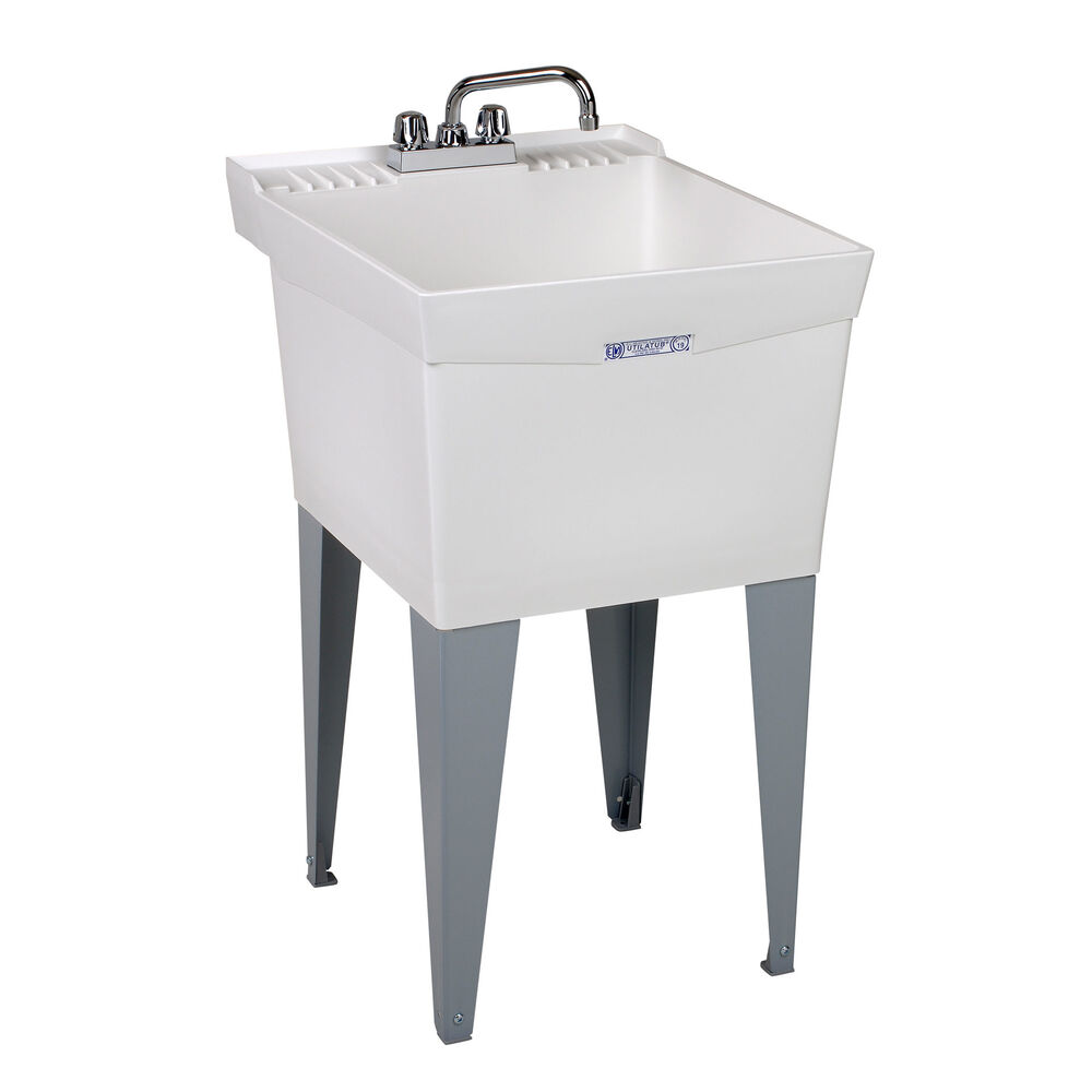 19CF 20x24 UTILATUB® Laundry Tub - Combo Kit, White