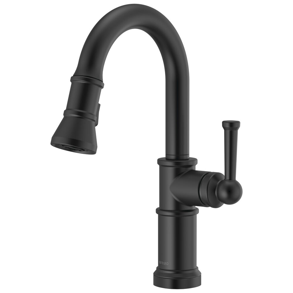 Brizo Artesso® Pull-Down Prep Faucet, Matte Black