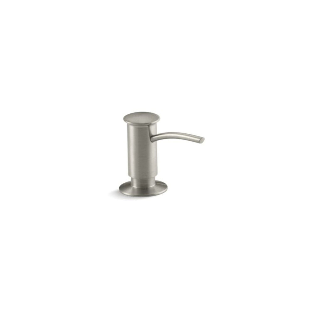 Kohler® 1895-C-BN Contemporary Soap/Lotion Dispenser, 16 oz, Deck Mount, Vibrant® Brushed Nickel