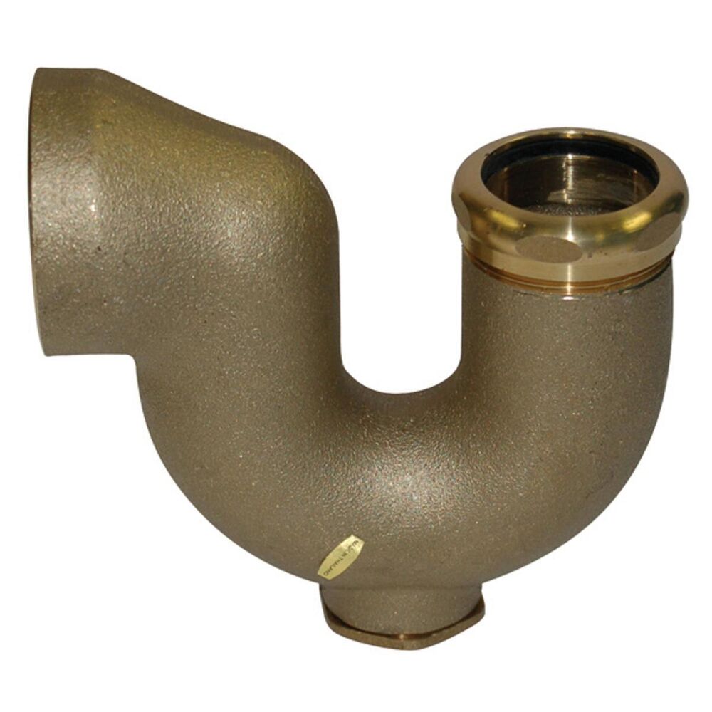 240-09847R104 Regulation Trap With Cleanout Plug, 1-1/2x1-1/4" Nominal, Cast Brass, Domestic