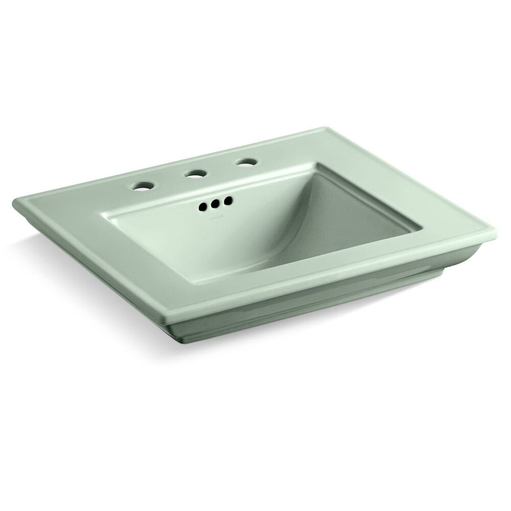 Kohler K29999-8-42 Memoirs® Stately 25" Pedestal/Console Table Bathroom Sink, Aspen Green