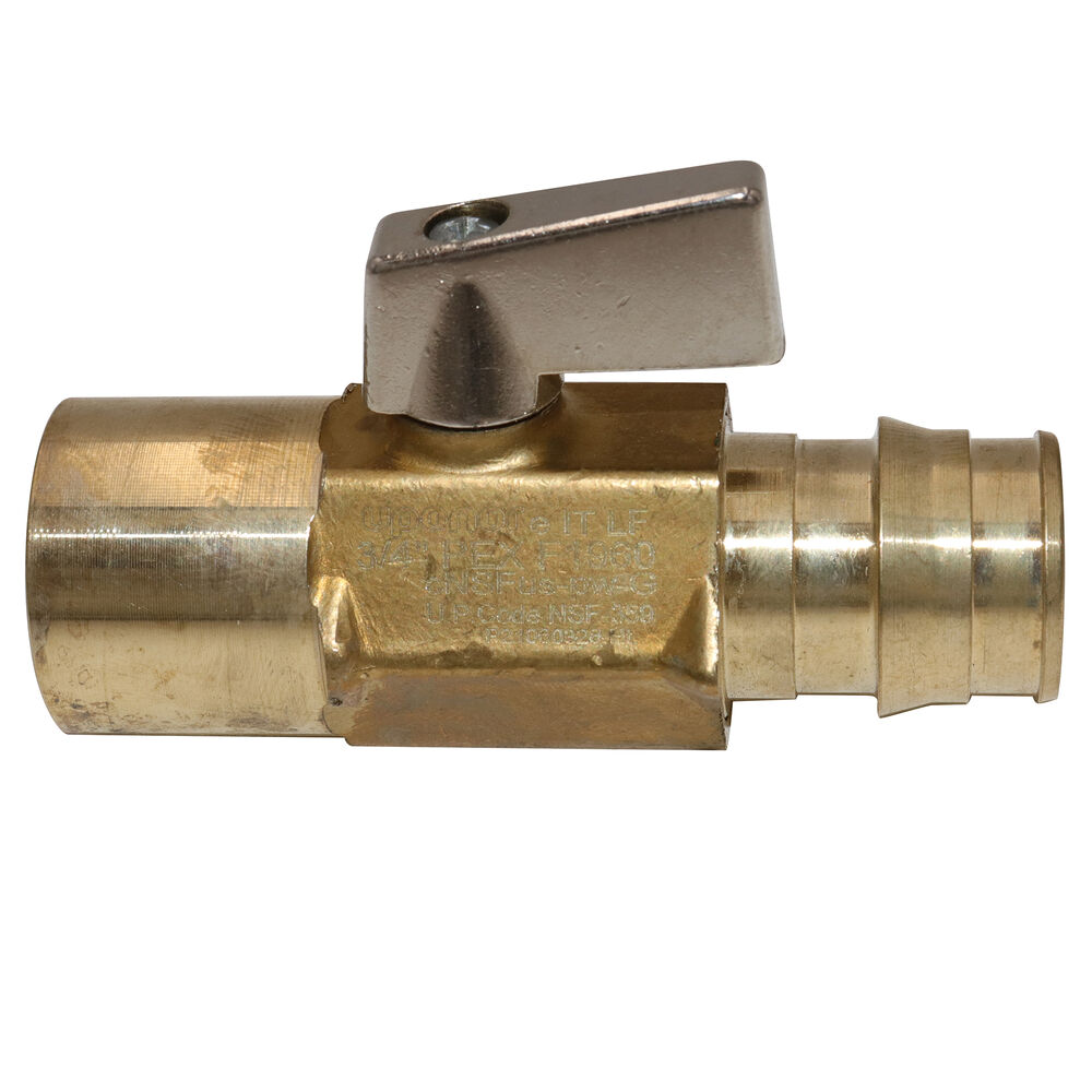 Uponor ProPEX® LF4807575 Ball Valve, 3/4 in, PEXxC Adapter, Brass Body