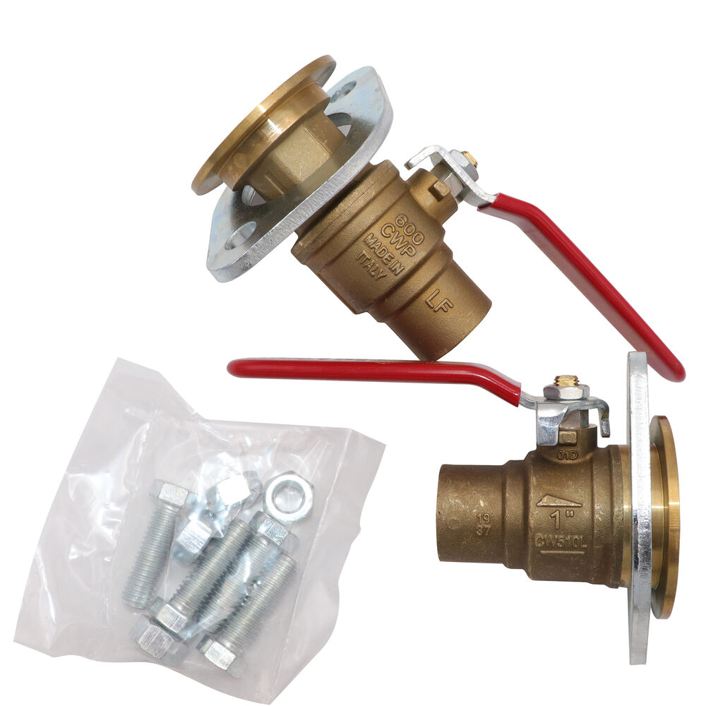 Bell & Gossett Check-Trol™ 101237LF Isolation Flow Control Flange, 1 in, C, 150 psig, Brass Body