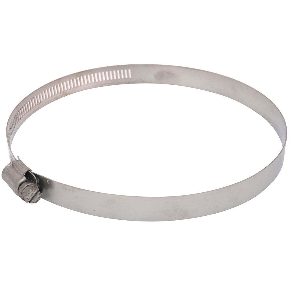 Full size Gear Clamp, 4 to 6" Clamp, #88 Trade, Stainless Steel Band, Stainless Steel Bolt