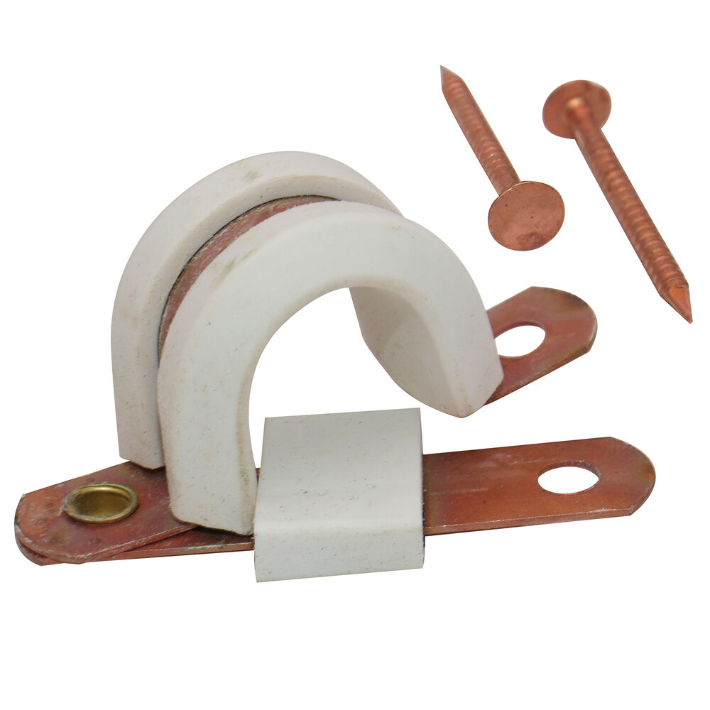 Amtrol® 604-1 Insulated Glide Clip, 1/2" Pipe/Tube, Copper Clad Steel, Plain, Domestic