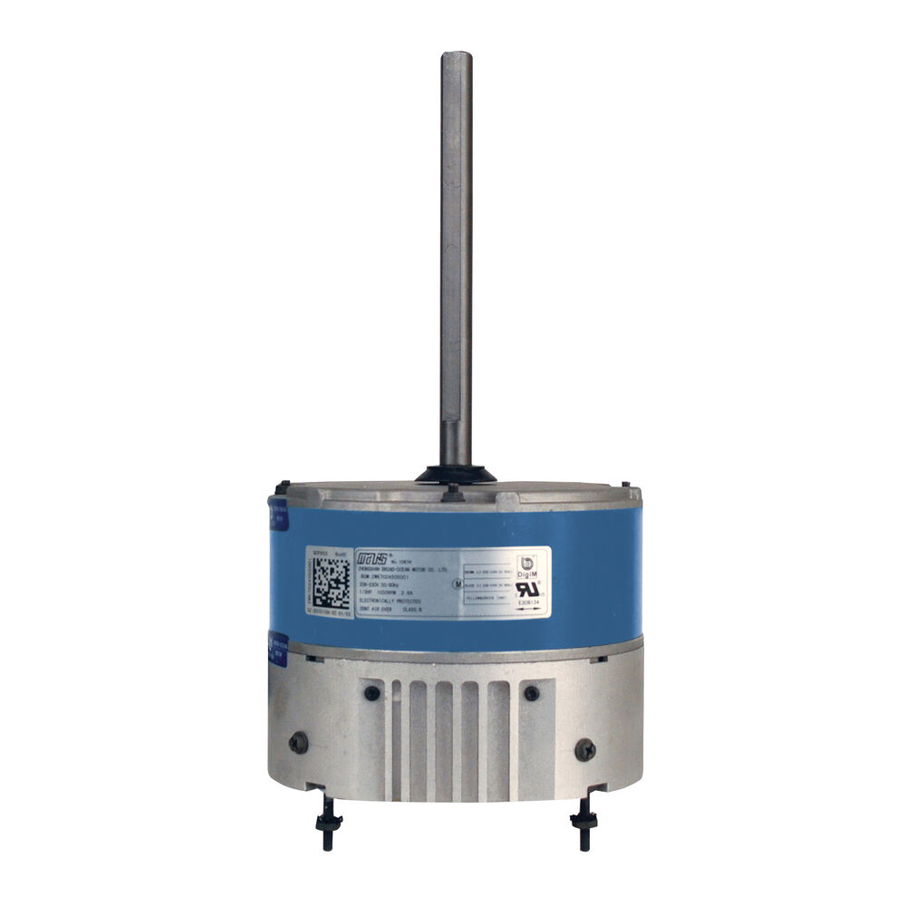 10874 Digi-Motor® Azure 1/8-1/3 HP Shaft Down ECM Motor, Condenser Fan Motor, Closed Air Over Enclosure