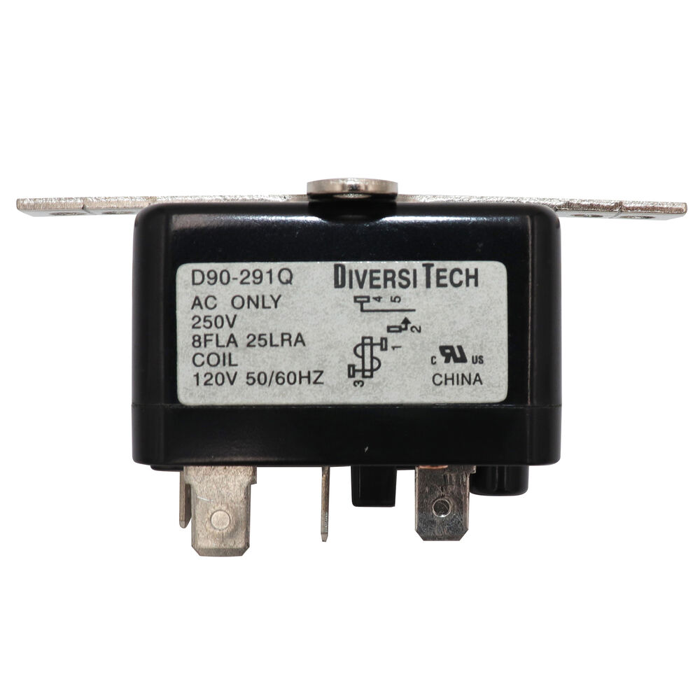 Diversitech D90-291Q 8400 General Purpose Relay, 16/8 A, SPST/NO Contact