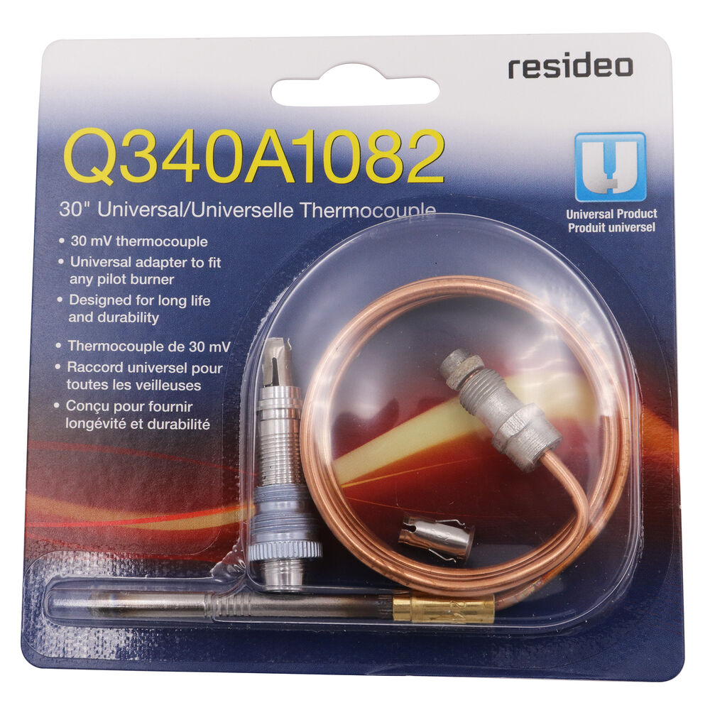 Honeywell Q340A1082/U Thermocouple, 30" L, 30 mV, LP/Natural Gas, Import