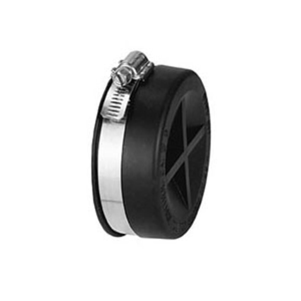 880-1 Flexible Test Cap, 1-1/2" Dia, PVC, Domestic