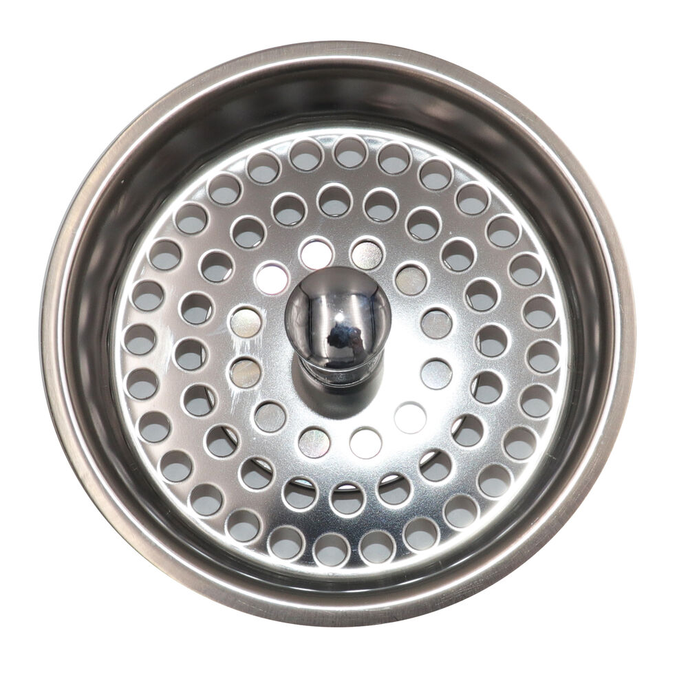 Kohler® 8803-CP Duostrainer® Manual Sink Basket Strainer, Solid Brass/Stainless Steel, Polished Chrome