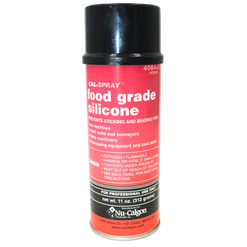 Nu-Calgon 4084-03 Clear Food Grade Silicone, 11 oz Container, Spray Form