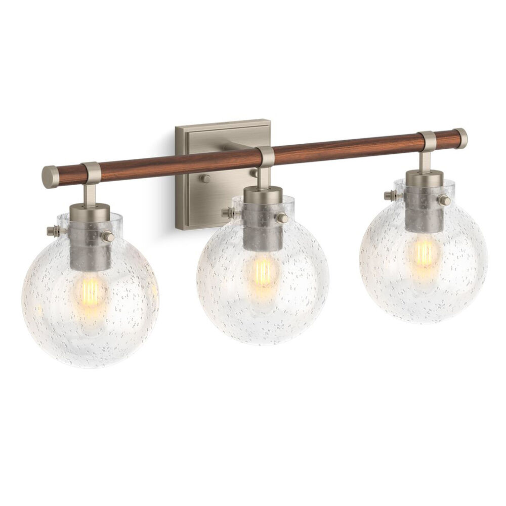 K38414-SC03-BNL Holt® Three-Light Sconce, Brushed Nickel