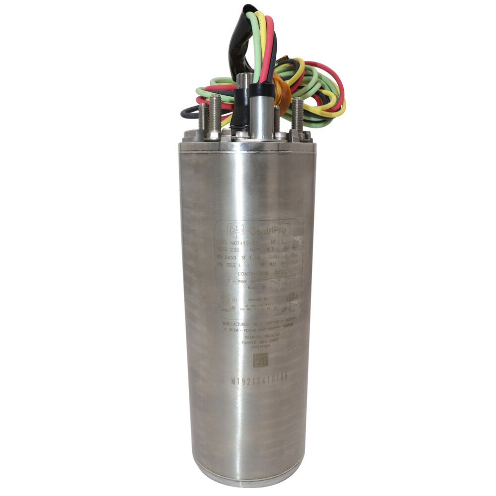 CentriPro® M07412 3-Wire CSIR Submersible Motor, 3/4 hp, 230 V, 60 Hz, 1 ph, 3450 rpm