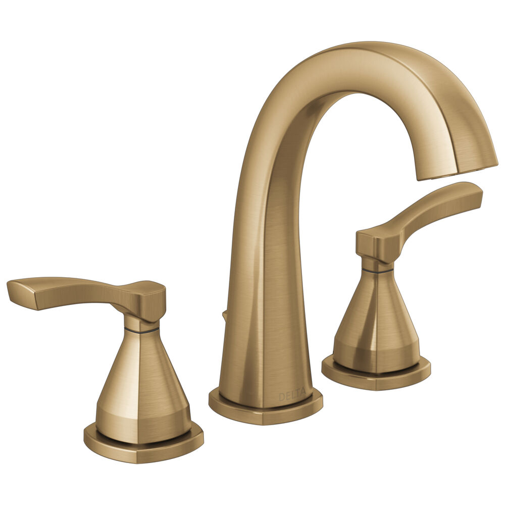 35775-CZ-PR-MPU-DST Delta Stryke® Two Handle Widespread Bathroom Faucet, Lumicoat® Champagne Bronze