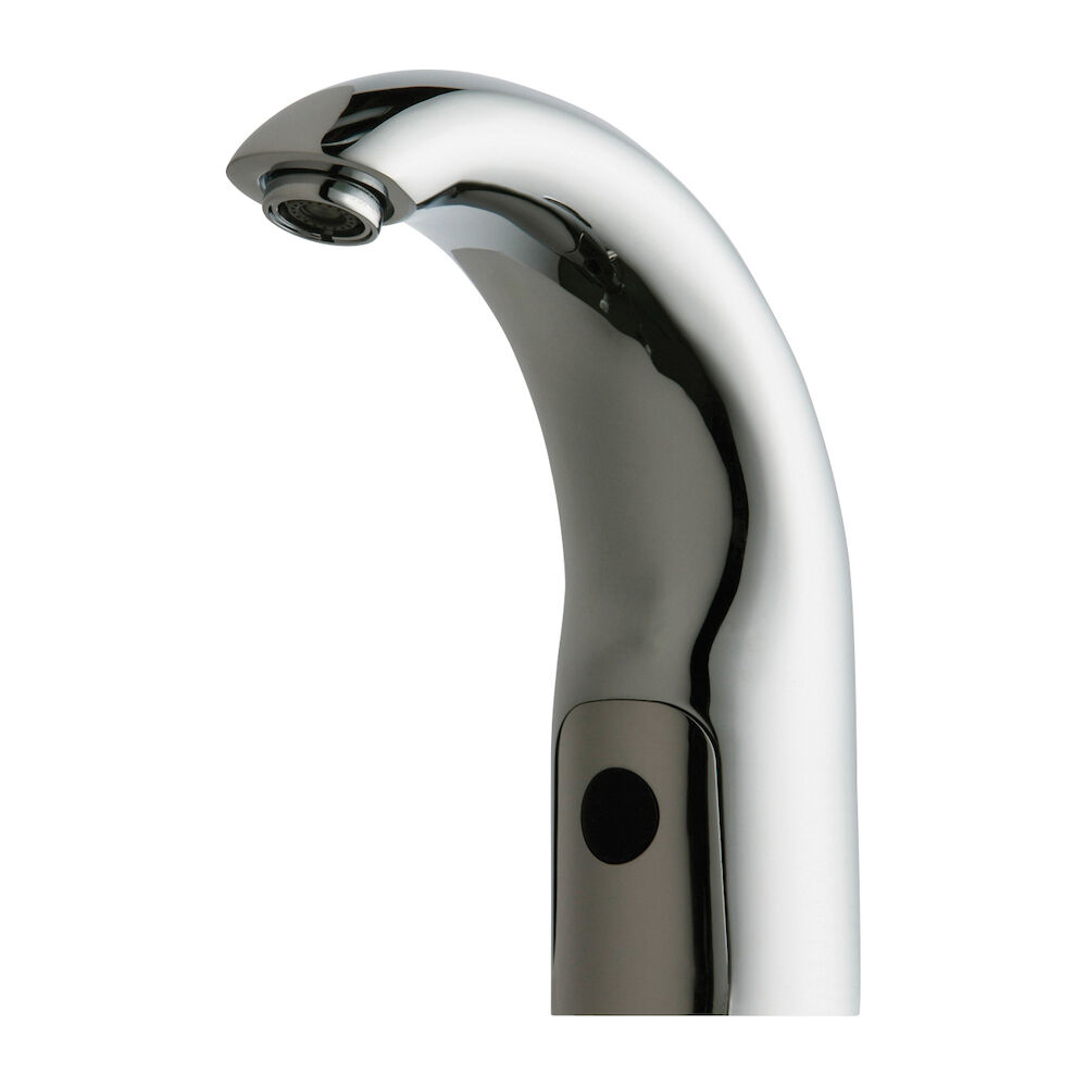 116.112.AB.1 Contemporary Sink Faucet With Dual Beam Infrared Sensor, Chrome Plated