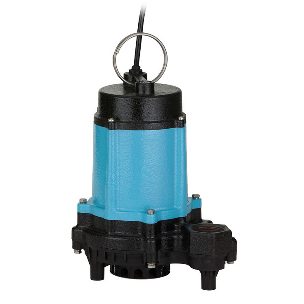 510800 10EC-CIM 10EC Effluent Pump, 67 gpm Max Flow, 5 ft Rated Head, Non-Automatic, 36 ft Max Head, 115 V, 1 ph