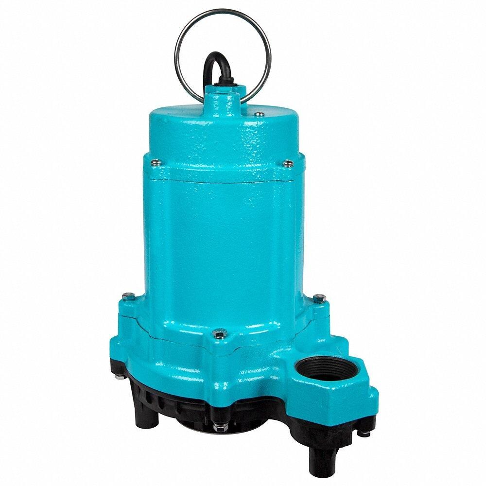 506801 6EC-CIM 6EC Submersible Sump Pump, Non-Automatic, 50 gpm Flow Rate, 1-1/2" FNPT Outlet, 1 Phase, 1/3 HP, 115 V
