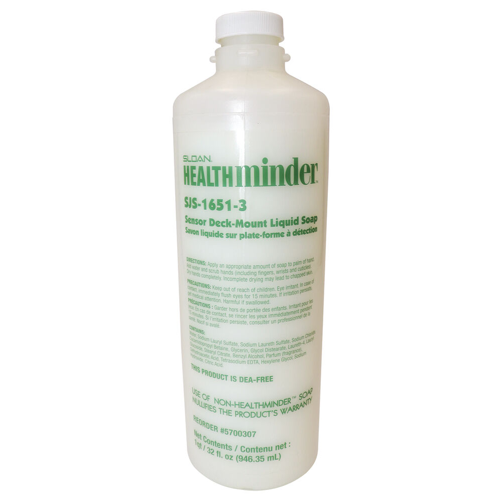 Sloan® 5700307 SJS-1651 Liquid Soap, Bottle Package, Liquid, Floral, Clear/Green