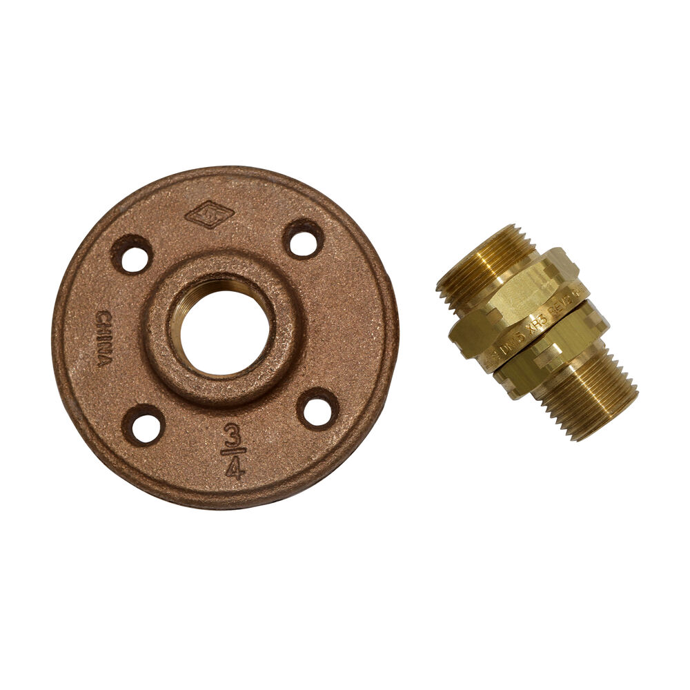Gastite® XR3TRM-8-CB 1/2" Termination Fitting, Bronze Flange,  1/2" NPT