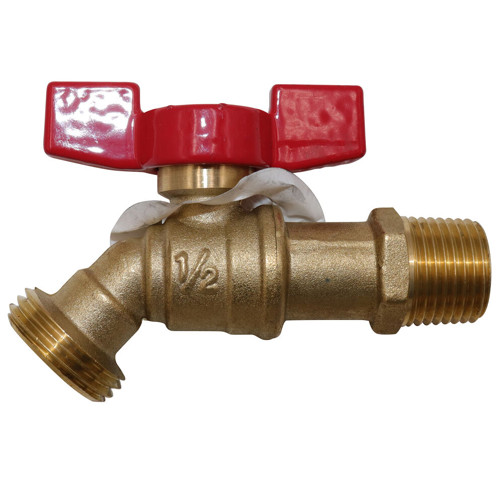 WATTS® 0820955 BD Series, BD-QT 1/4 Turn Boiler Drain Shutoff, 1/2 in, ThreadedxSolder, Brass, Import