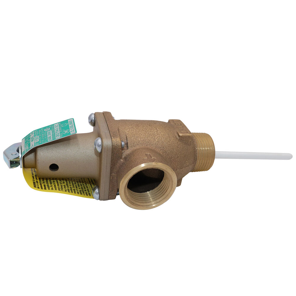 0163725 40 Series, 40XL-150210 Automatic Reseating Temperature/Pressure Relief Valve, 1 in, Bronze Body