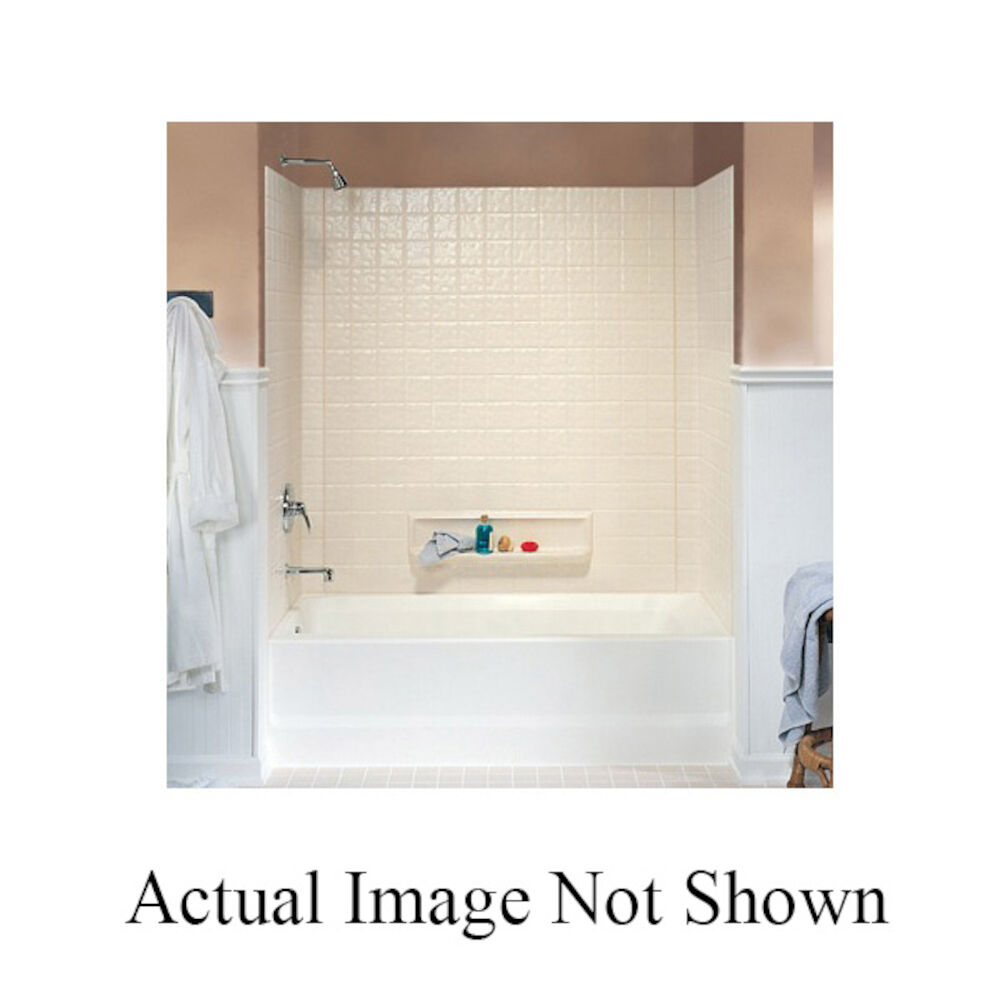 Swan® SwanTile™ TI30000.010 3-Piece Tile Tub Wall Kit, 60 in Wx59-5/8 in H, Veritek®, Domestic