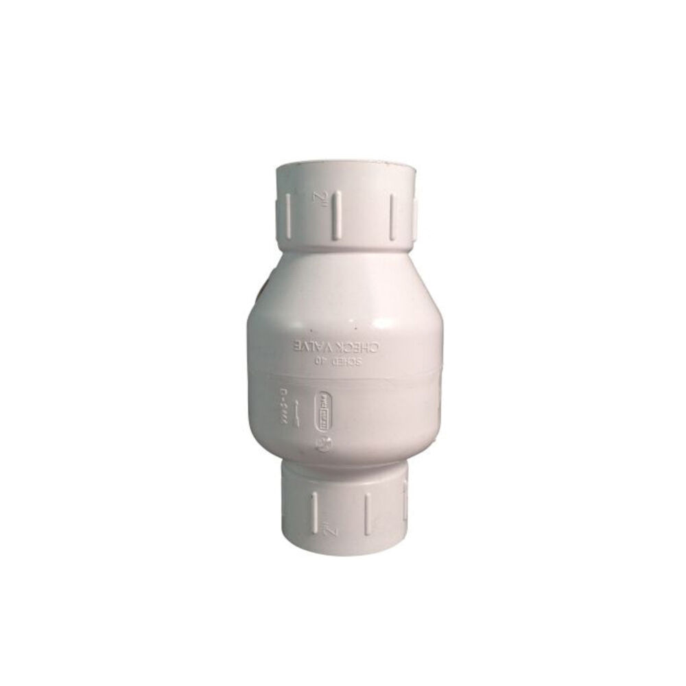flo® Control 1001-20 1001 Spring Check Valve, 2 in, FNPT, Type I PVC Body, EPDM Softgoods, Domestic
