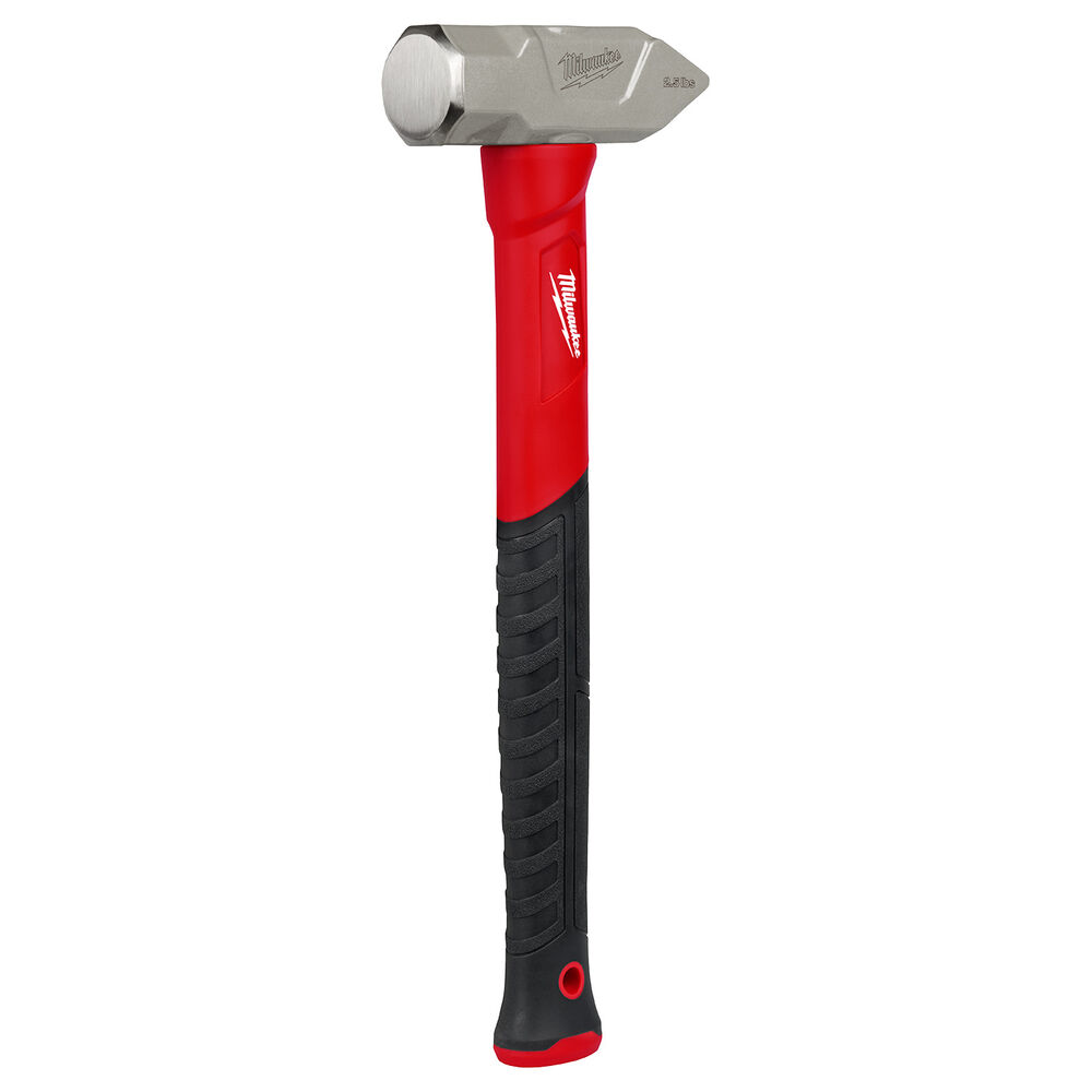 Milwaukee® Tool 48-22-9313 Fiberglass Cross Peen Hammer, 15" L, 2.5 lb Forged Steel Head