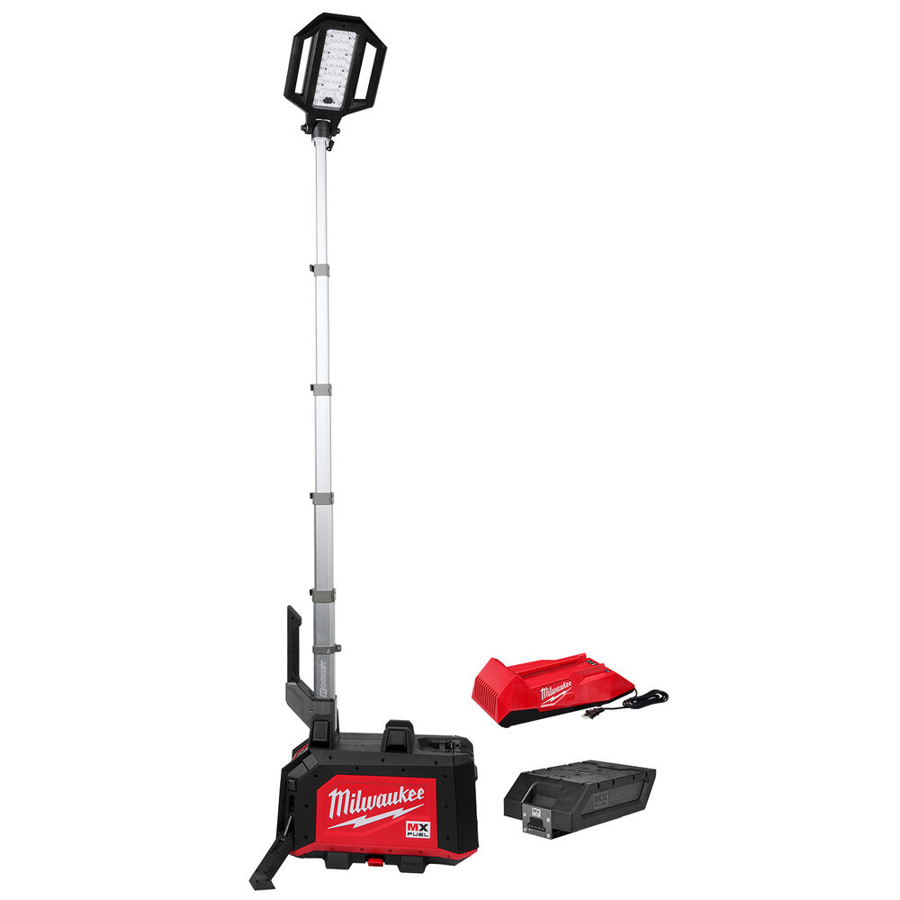 Milwaukee® Tool MXF040-1XC MX FUEL™ ROCKET™ Dual Power Compact Tower Light