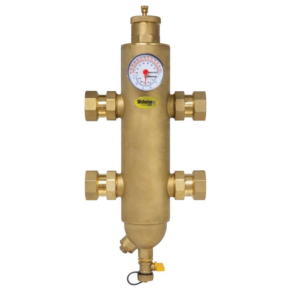 H-74404 H-7X40 Separator, 1 in, FIP Connection, 150 psi Working, 200 deg F, Brass