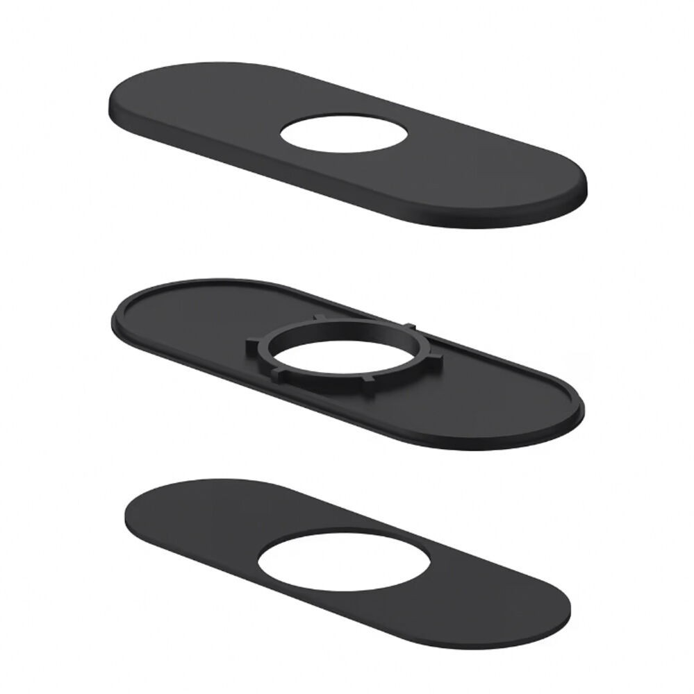 DA667229BS 6" Cover Plate Assembly for 4" Centerset Lavatory Faucet, Satin Black