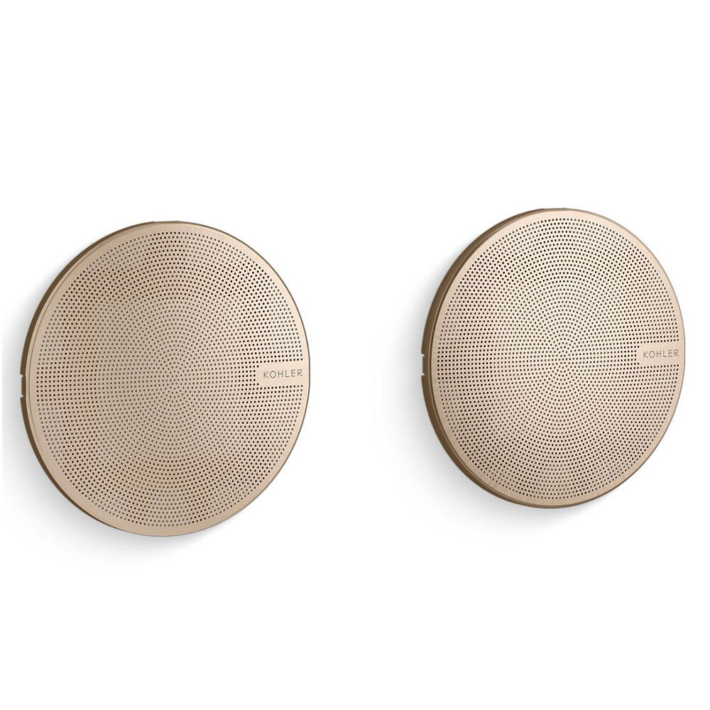 K30318-BV SoundTile® Shower Speakers, Vibrant Brushed Bronze