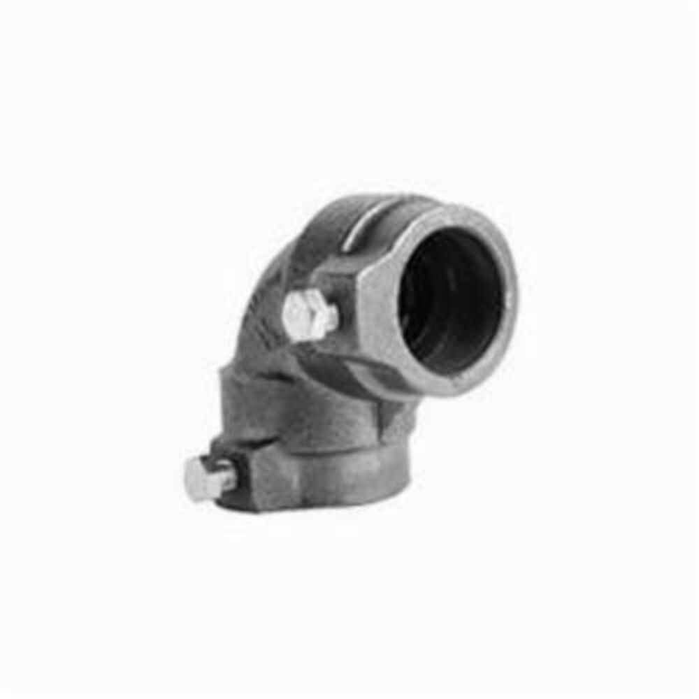 Ward Mfg 1.BWL Wardlox 90 deg Pipe Elbow, 1 in, Slip, 125 lb, Cast Iron, Black