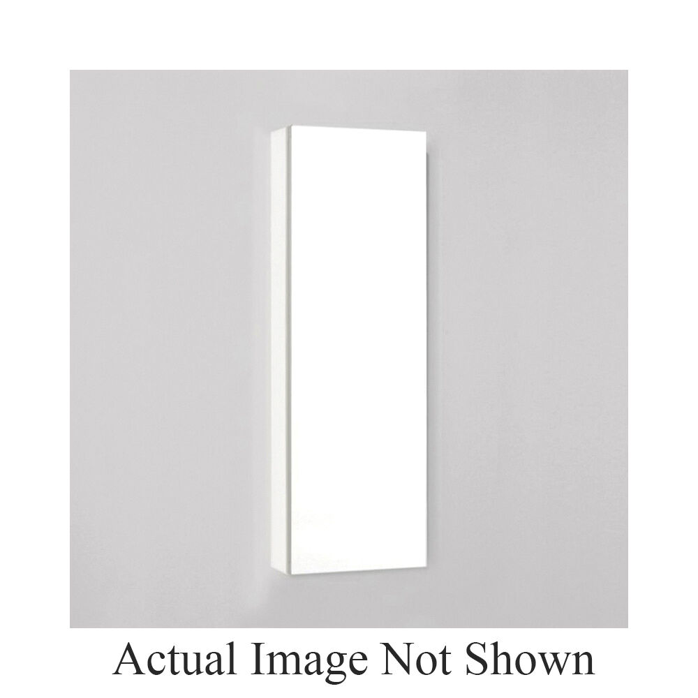 MC1230D4FPLE2 M Series Flat Door Medicine Cabinet, Aluminum, Satin Anodized