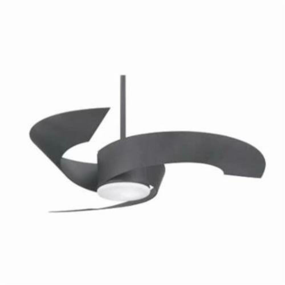 TORTO™ FP7900MG Ceiling Fan, Candelabra Lamp, 120 W, 120 V, Stainless Steel Housing, 2 Lamps, Metro Gray