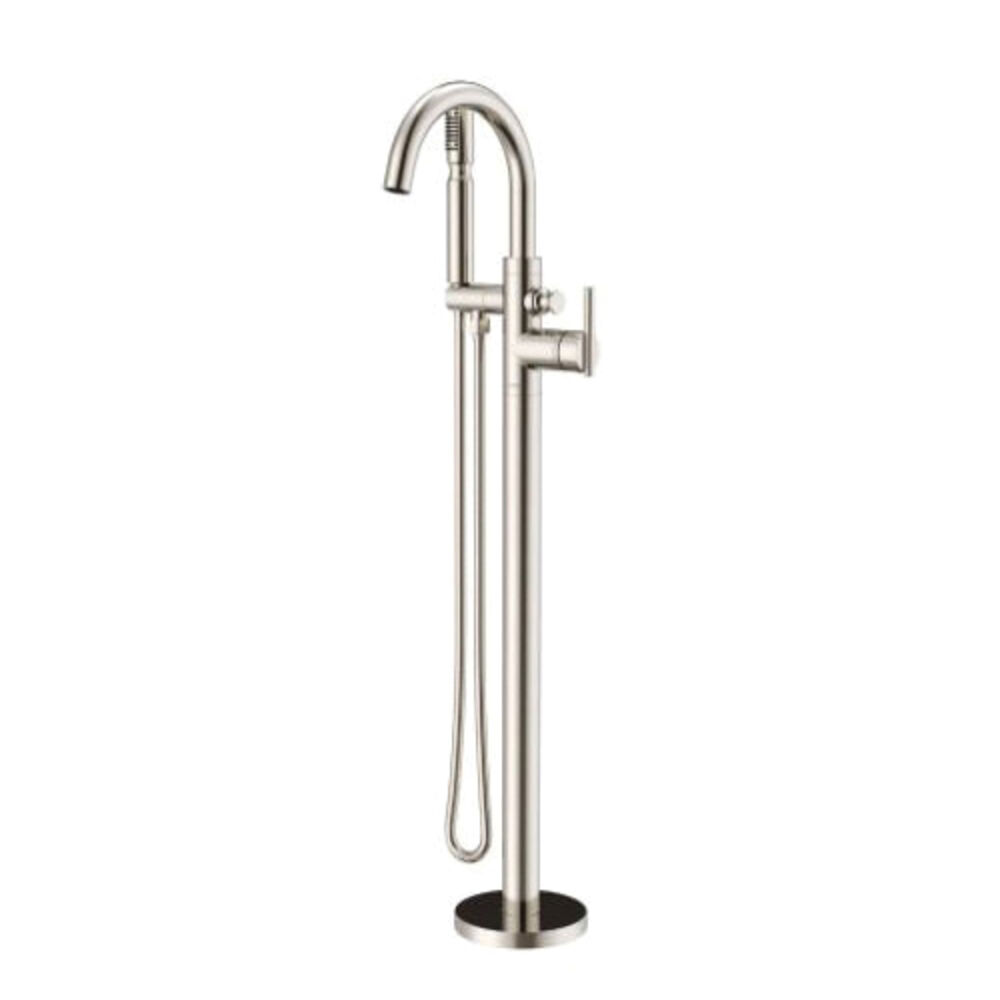 Gerber® D300558BNT Contemporary Floor Mount Tub Filler Trim Kit, 1.75 gpm, Brushed Nickel