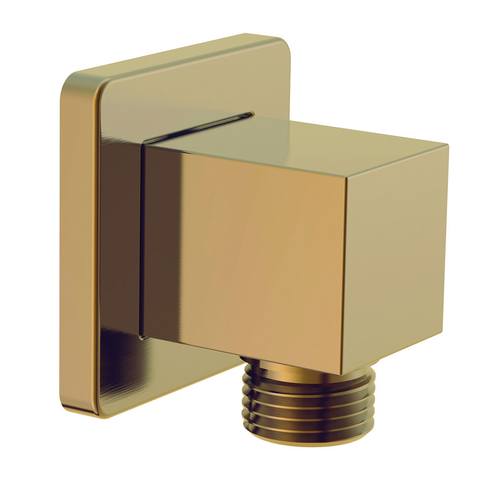 Gerber® D469059BB Square Supply Elbow, 1/2-14 Nominal, NPT End Style, Brass/Copper, Brushed Bronze