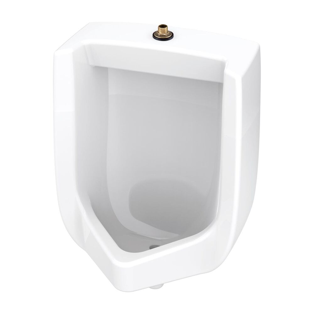Gerber® GHE27780 Washout Top Spud Urinal, Monitor, 0.125/0.5/1 gpf, Top Spud, Wall Mounting, White