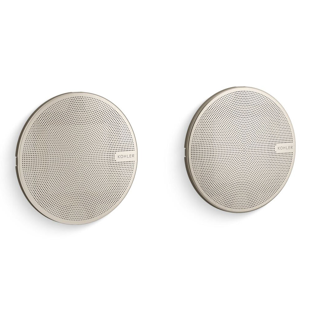 K30318-BN SoundTile® Shower Speakers, Vibrant Brushed Nickel