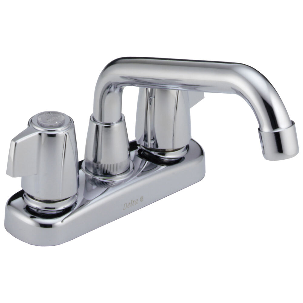 Delta Classic Two Handle Laundry Faucet, Chrome